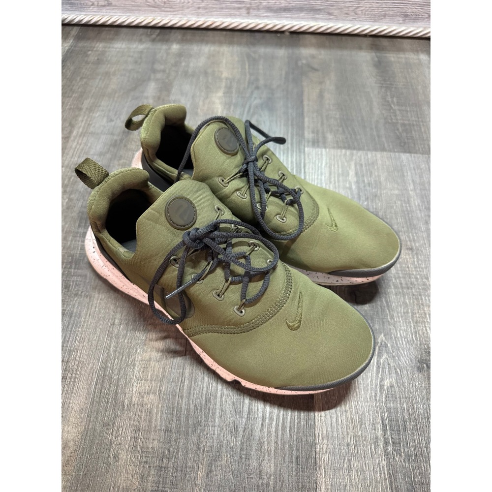 Nike Presto Fly Olive Green Speckled Kids Sneakers AA3060-200 Size 6Y